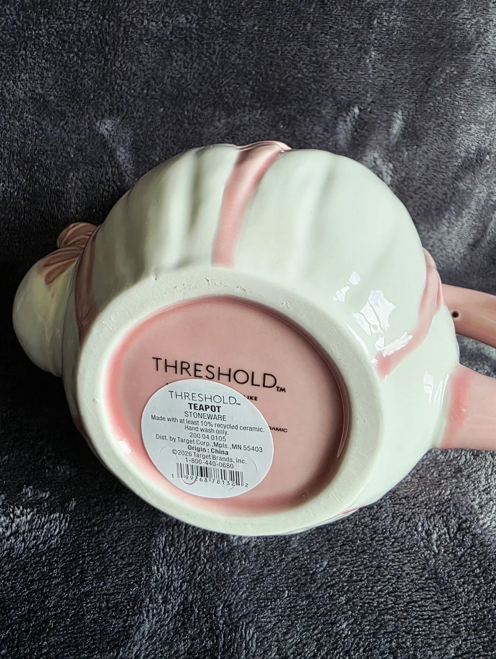 Threshold 34 fl oz Stoneware Radicchio Pink cabbage Teapot  Target Easter 2026